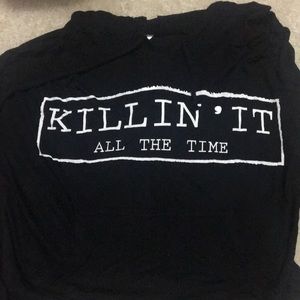 T shirt hoodie. Used.